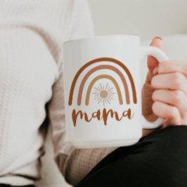 TINLEY Bohemian Burnt Oranje Rainbow Sun Mama Cof Koffiemok