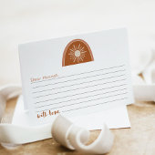 TINLEY Boho Rainbow 1e Birthday Time Capsule Kaart