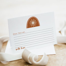 TINLEY Boho Rainbow 1e Birthday Time Capsule Kaart