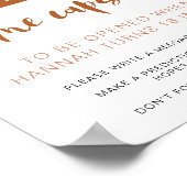 TINLEY Boho Rainbow 1e Birthday Time Poster (Hoek)