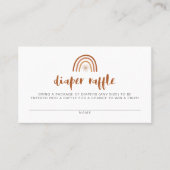 TINLEY Boho Terracotta Regenboog Zonneluier Raffle Plaatskaartje (Voorkant)