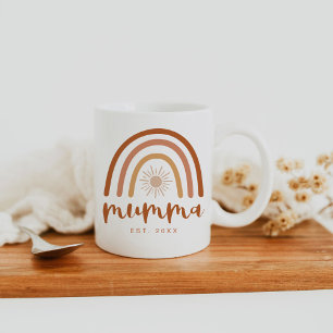 TINLEY Mumma heeft Terracotta Rainbow opgericht Koffiemok
