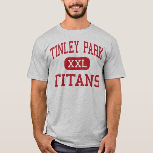 Tinley Park - Titans - High - Tinley Park Illinois T-shirt (Voorkant)