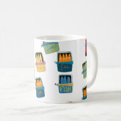 Tinned Fish Mug Koffiemok (Voorkant rechts)