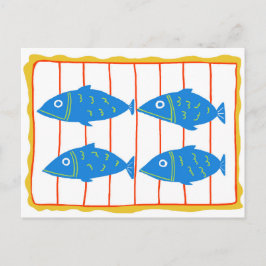 Tinned Fish Postcard Briefkaart