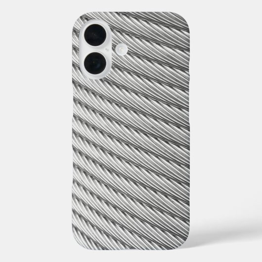 Tinnen gevlochten kabel Case-Mate iPhone case (Achterkant)
