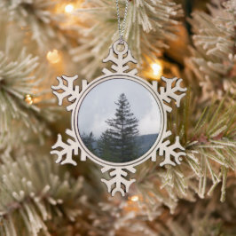 Tinnen Kerstsneeuwvlakterenboom Tin Sneeuwvlok Ornament