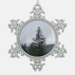 Tinnen Kerstsneeuwvlakterenboom Tin Sneeuwvlok Ornament