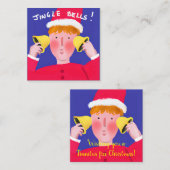 Tinnitus gratis Kerst Jingle bells Horen Notitiekaartje (Voorkant / Achterkant)