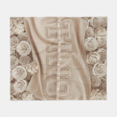 TINO geborduurd Rozen deken (Voorkant (Horizontaal))