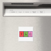 Tino periodieke tabelnaam magneet (Insitu (Vaatwasser))
