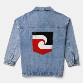 Tino Rangatiratanga Maori vlag Denim Jacket