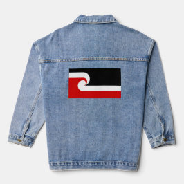 Tino Rangatiratanga Maori vlag Denim Jacket