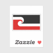 Tino Rangatiratanga-vlag Sticker (Vel)