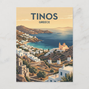 Tinos eiland Griekenland Briefkaart