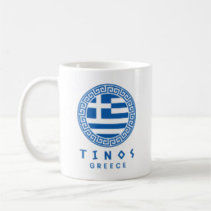 Tinos en vlag van Griekenland Koffiemok