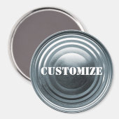 Tinplate-Sjabloon Magneet (Voorkant / Achterkant)