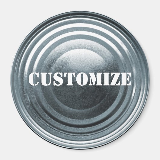 Tinplate-Sjabloon Magneet (Voorkant)