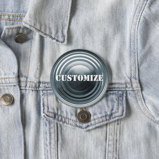 Tinplate-Sjabloon Ronde Button 7,6 Cm (In situ)