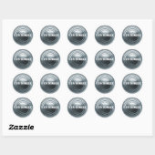 Tinplate-Sjabloon Ronde Sticker (Vel)