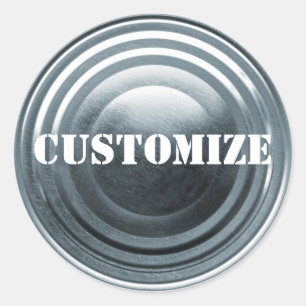 Tinplate-Sjabloon Ronde Sticker