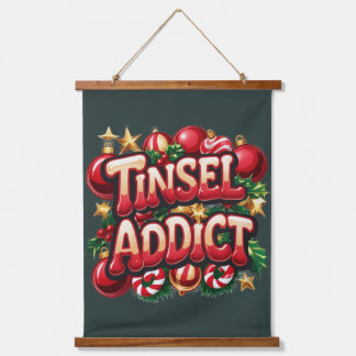 Tinsel Addict Fun Hangend Wandkleed