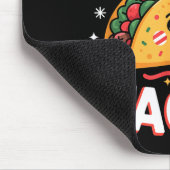 Tinsel And Tacos Cute Christmas Mexican Food Fun  Muismat (Hoek)