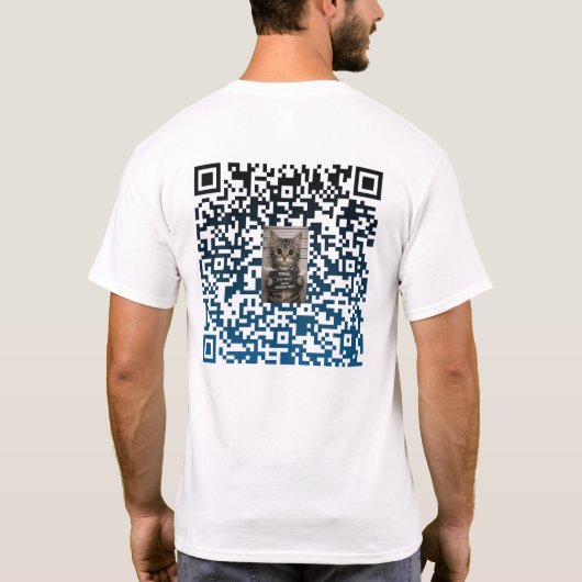 Tinsel de Kerstkat T-shirt (Achterkant)