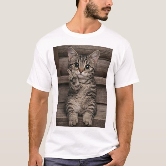 Tinsel de Vredes Kitten T-Shirt (Voorkant)