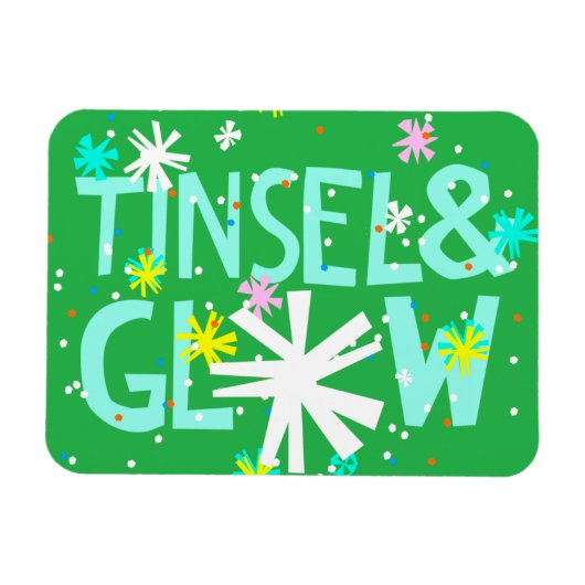 Tinsel en gloed magneet (Horizontaal)