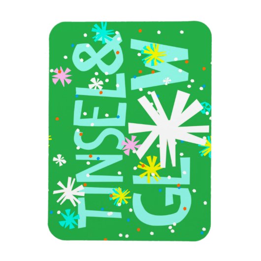 Tinsel en gloed magneet (Verticaal)