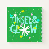 Tinsel en gloed notitieboek (Achterkant)