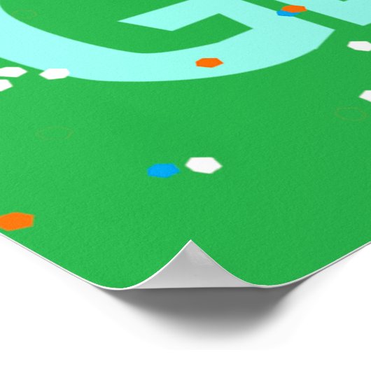 Tinsel en gloed poster (Hoek)