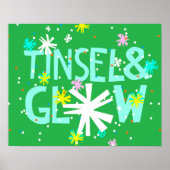 Tinsel en gloed poster (Voorkant)