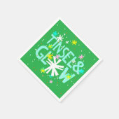 Tinsel en gloed servet (Hoek)