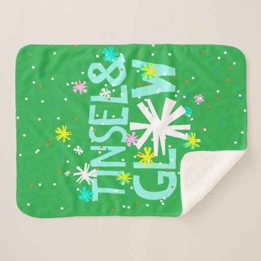 Tinsel en gloed sherpa deken (Voorkant (horizontaal))