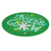 Tinsel en gloed snijplank (Hoek)