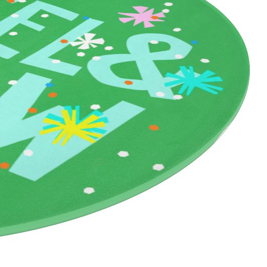 Tinsel en gloed snijplank (Hoek)