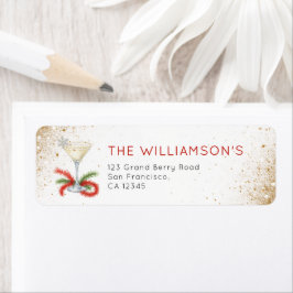 Tinsel en Tinis kerstfeest Etiket