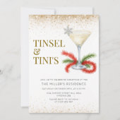Tinsel en Tinis kerstfeest Kaart (Voorkant)