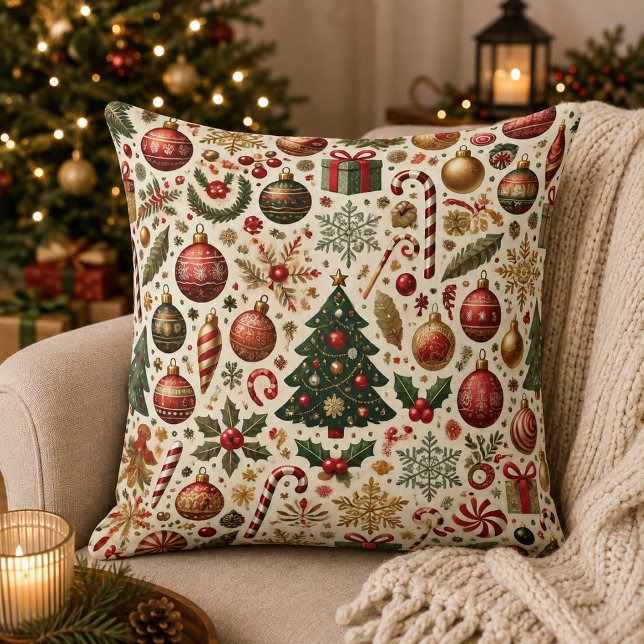 Tinsel en Twinkel Kussen (Holiday Season)