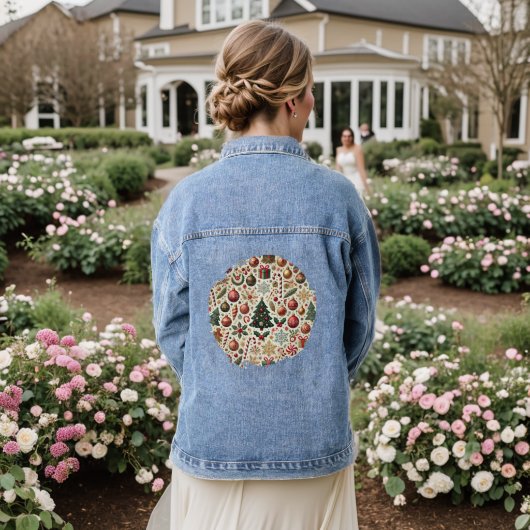 Tinsel en Twinkle Denim Jacket (Huwelijk Achterkant)