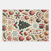 Tinsel en Twinkle Inpakpapier Vel (Voorkant 2)