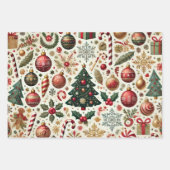 Tinsel en Twinkle Inpakpapier Vel (Voorkant)