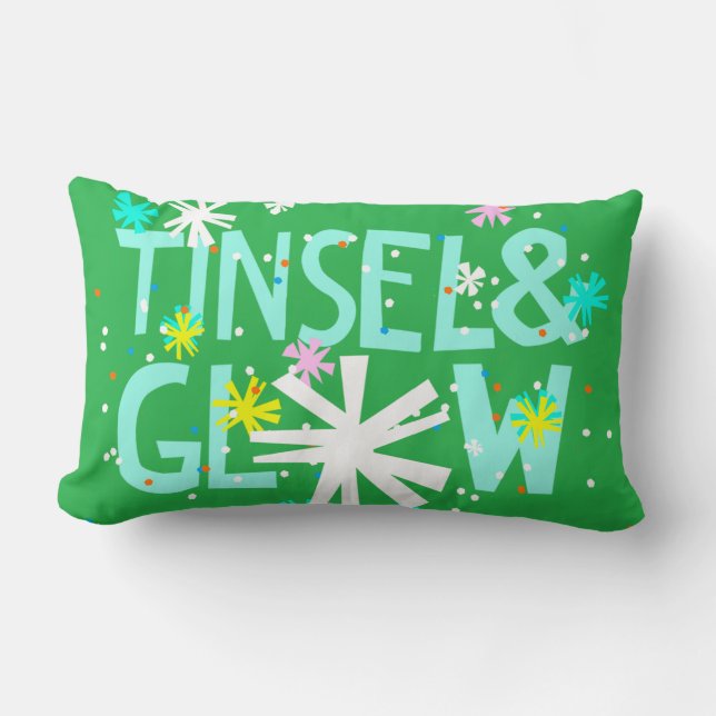 Tinsel & Glow Kussen (Voorkant)