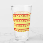 Tinsel HO HO HO Rood Glas (Voorkant)