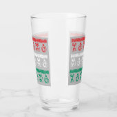 Tinsel HO HO HO (Tri Color) Glas (Links)