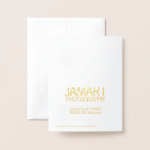 TINSEL Holiday Kaart Gold (Met envelop)