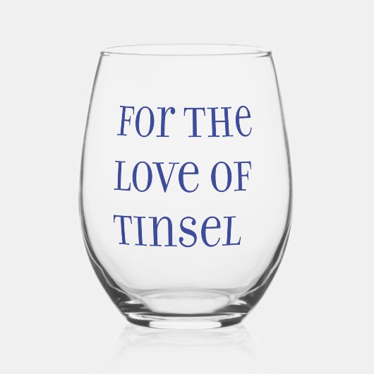 Tinsel Stemless glas (Voorkant)