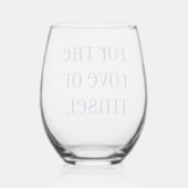 Tinsel Stemless glas (Achterkant)